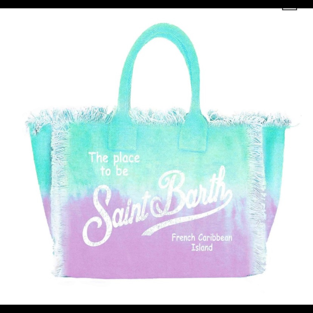 [mc2 Saint Barths] BNWT tie dye Canvas beach tote